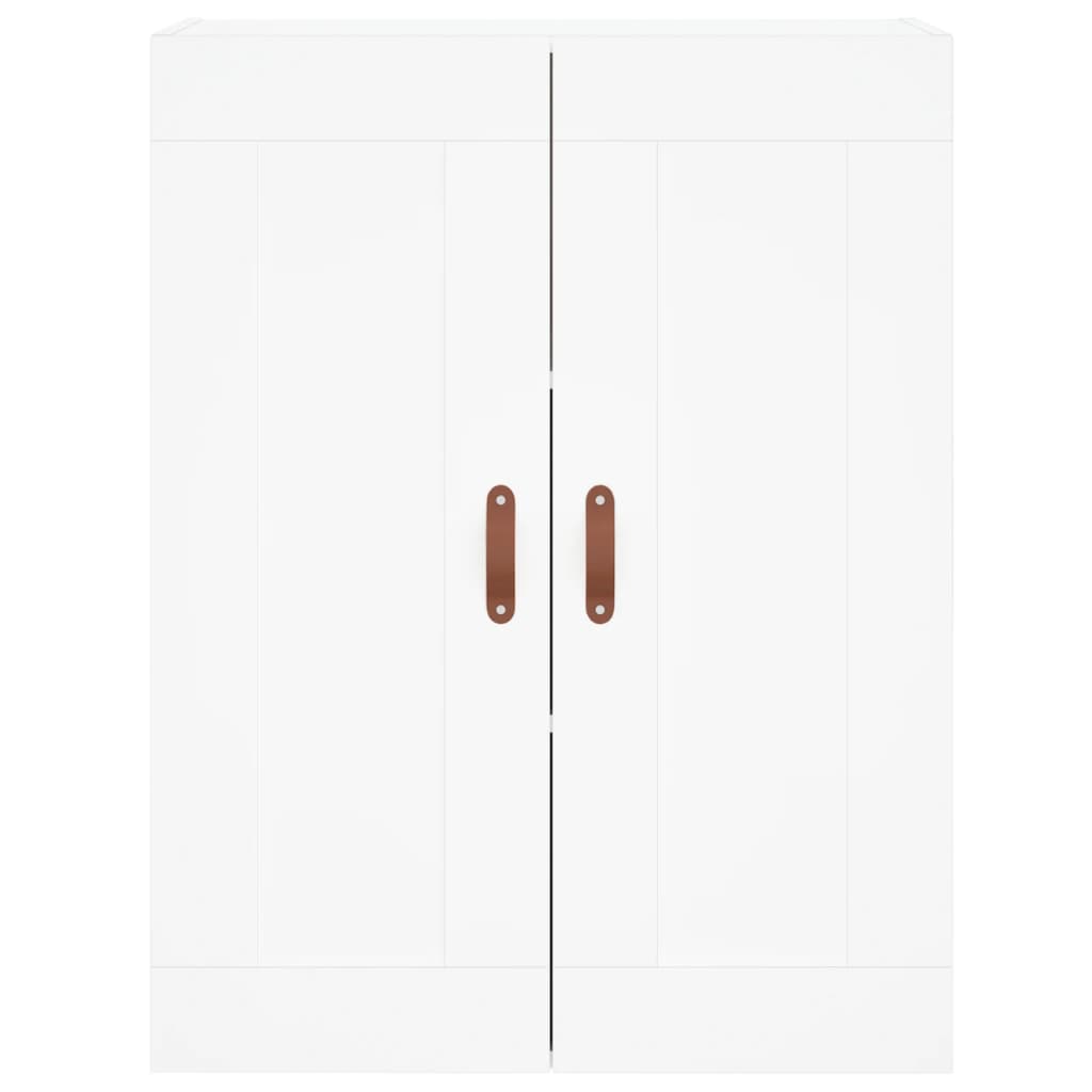 Wall Mounted Cabinet White 69.5x34x90 cm Engineered Wood