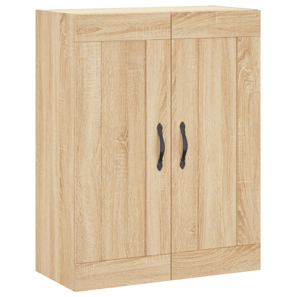 Wall Mounted Cabinet Sonoma Oak 69.5x34x90 cm Engineered Wood