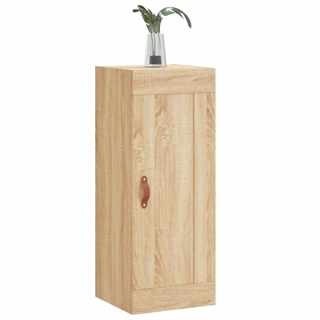 Wall Mounted Cabinet Sonoma Oak 34.5x34x90 cm Engineered Wood