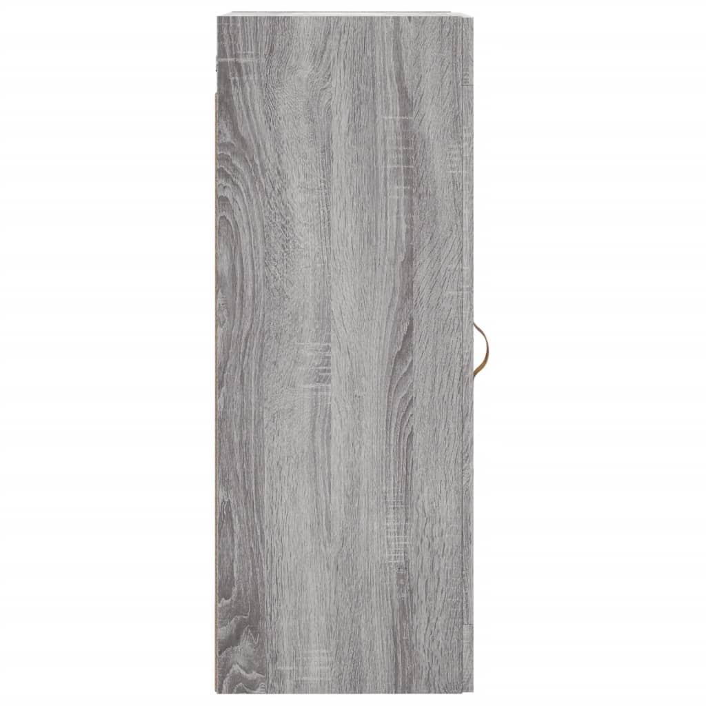 Wall Mounted Cabinet Grey Sonoma 34.5x34x90 cm Engineered Wood