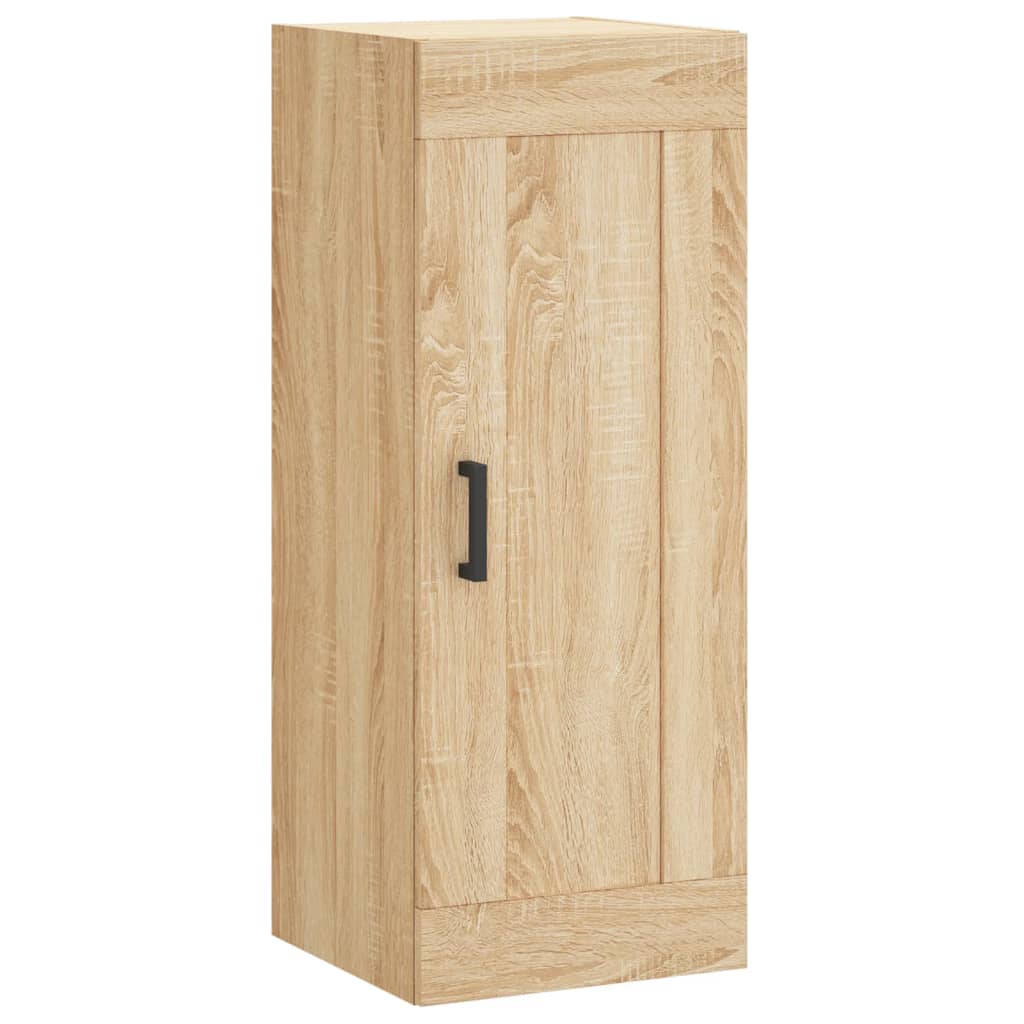 Wall Mounted Cabinet Sonoma Oak 34.5x34x90 cm Engineered Wood