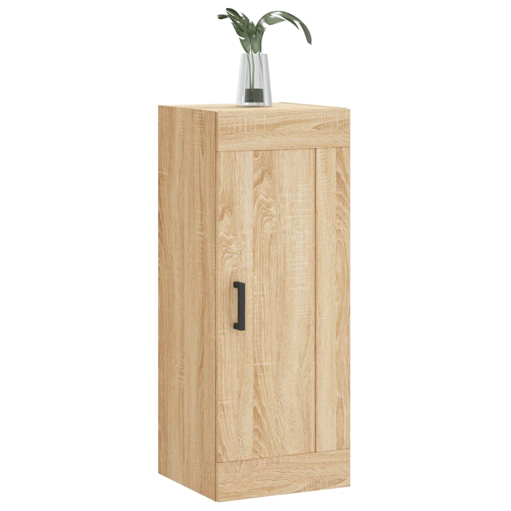 Wall Mounted Cabinet Sonoma Oak 34.5x34x90 cm Engineered Wood