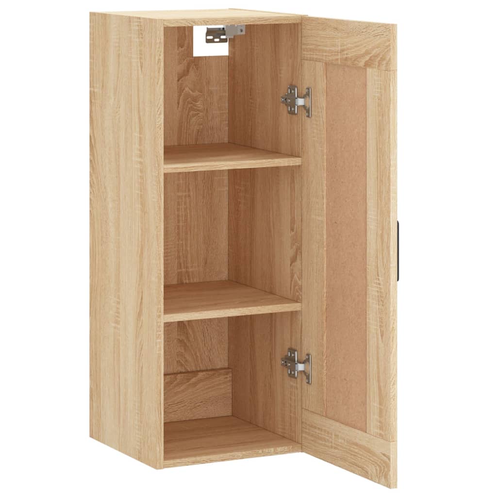 Wall Mounted Cabinet Sonoma Oak 34.5x34x90 cm Engineered Wood