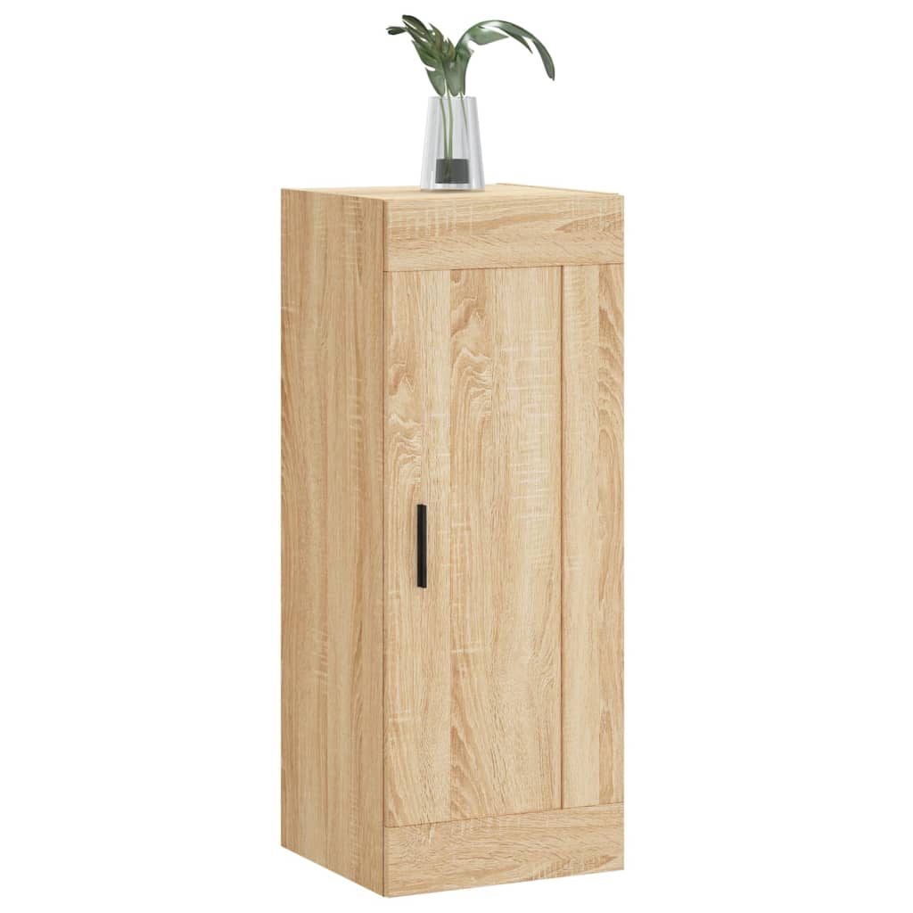 Wall Mounted Cabinet Sonoma Oak 34.5x34x90 cm Engineered Wood