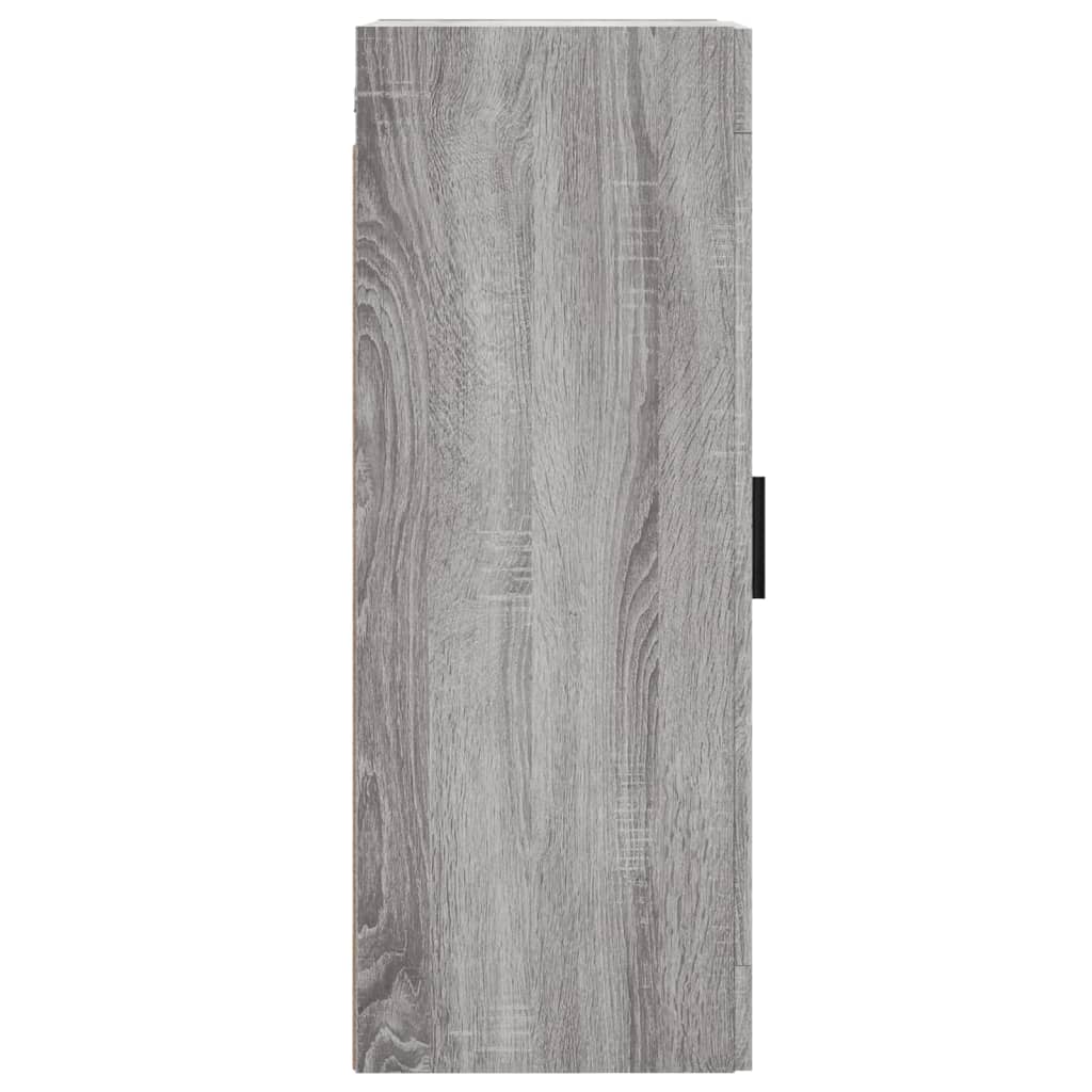 Wall Mounted Cabinet Grey Sonoma 34.5x34x90 cm Engineered Wood