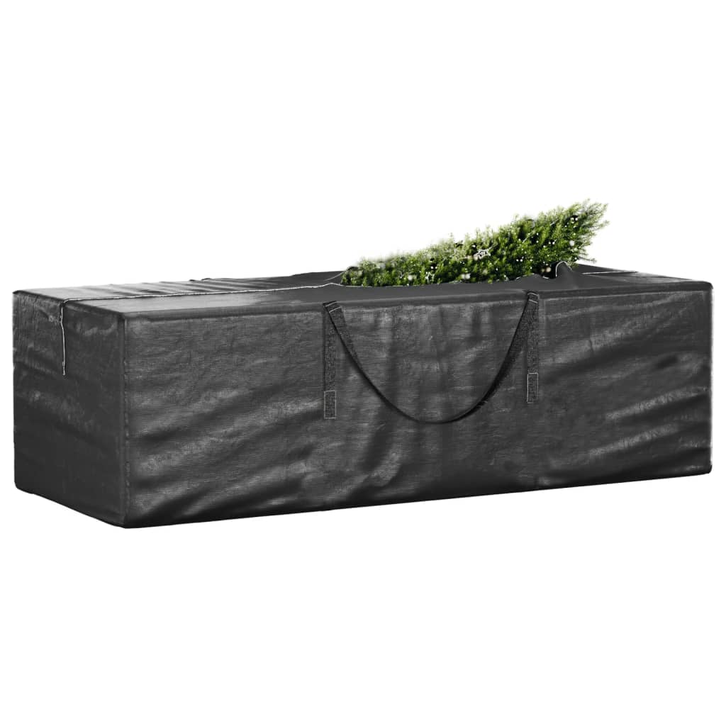 Christmas Tree Storage Bag Black 135x40x55 cm Polyethylene
