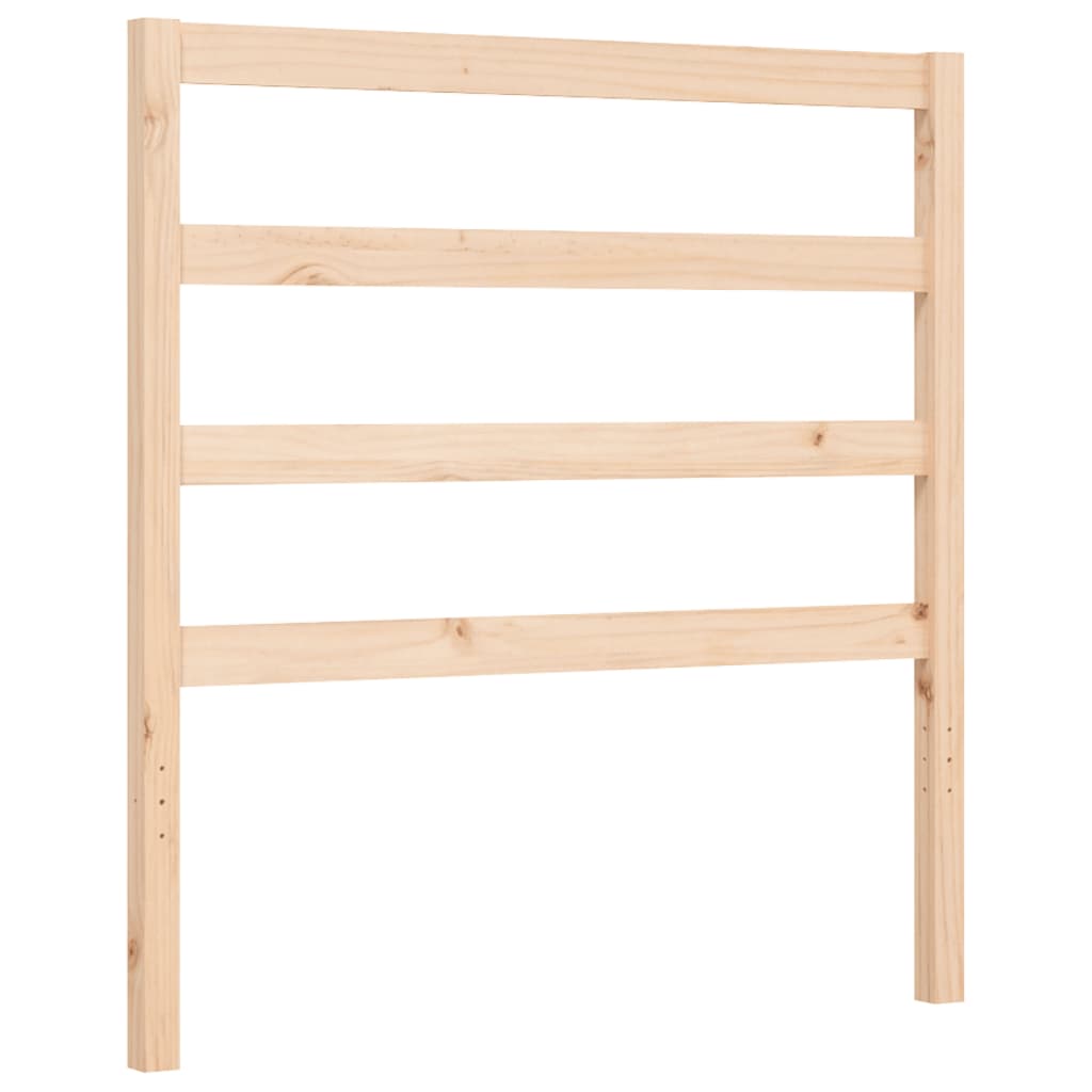 Bed Frame without Mattress 90x200 cm Solid Wood Pine