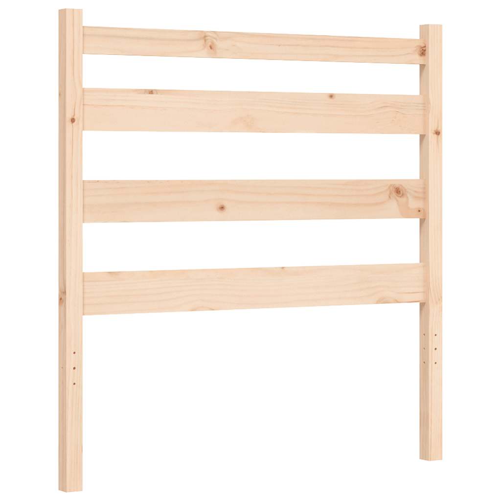 Bed Frame without Mattress 100x200 cm Solid Wood Pine