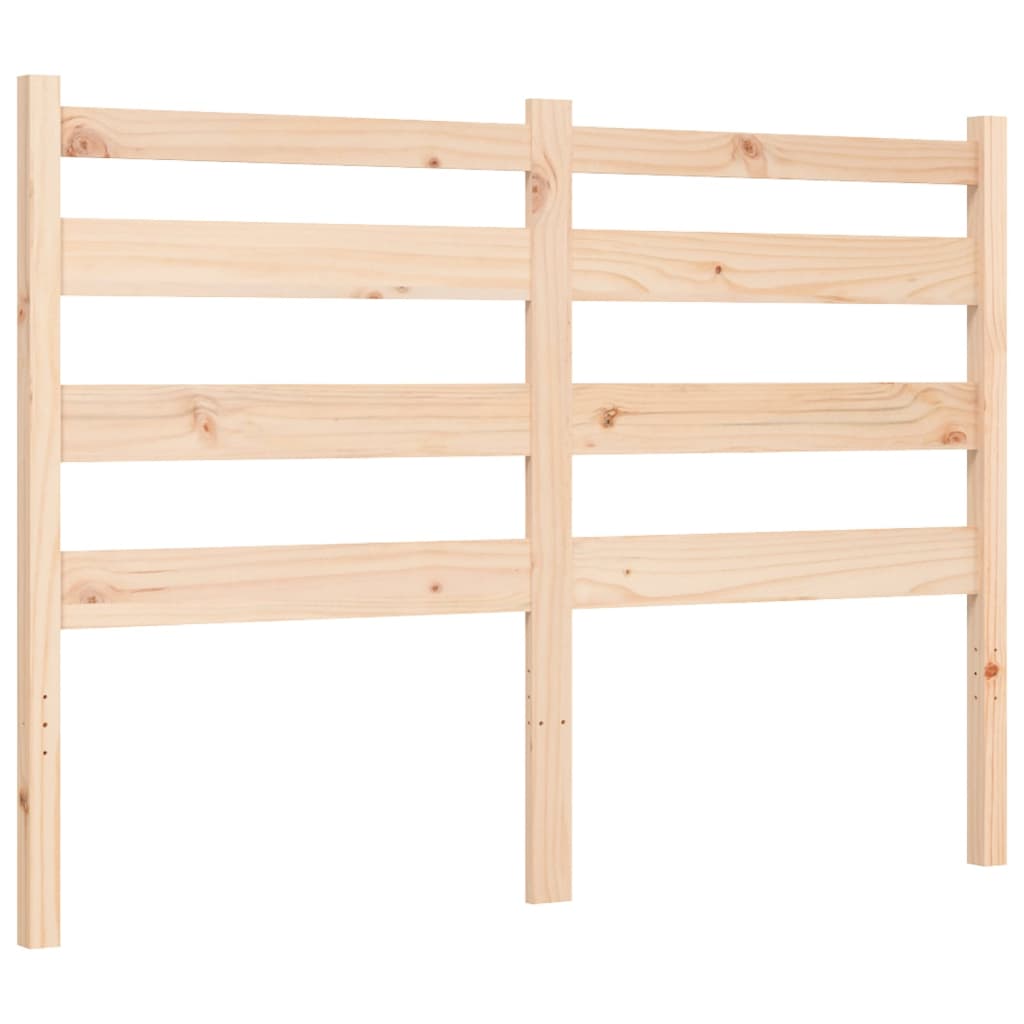 Bed Frame without Mattress 140x200 cm Solid Wood Pine