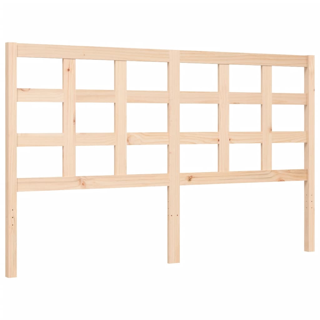 Bed Frame without Mattress 160x200 cm Solid Wood Pine