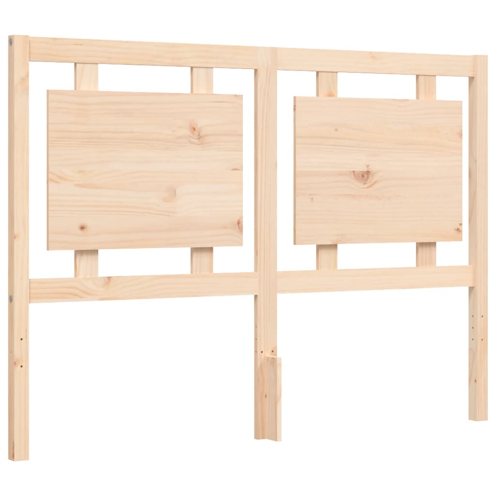 Bed Frame without Mattress 140x190 cm Solid Wood Pine