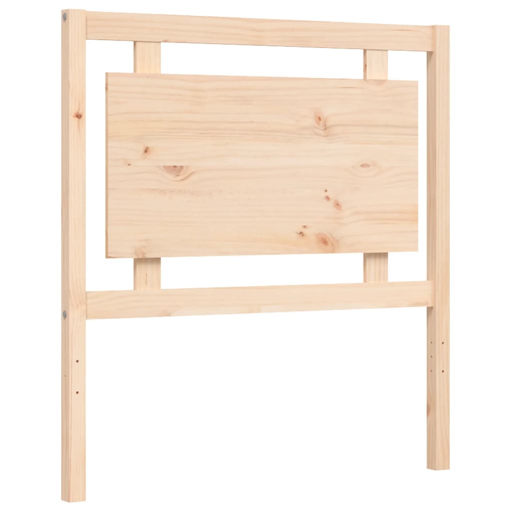 Bed Frame without Mattress 100x200 cm Solid Wood Pine