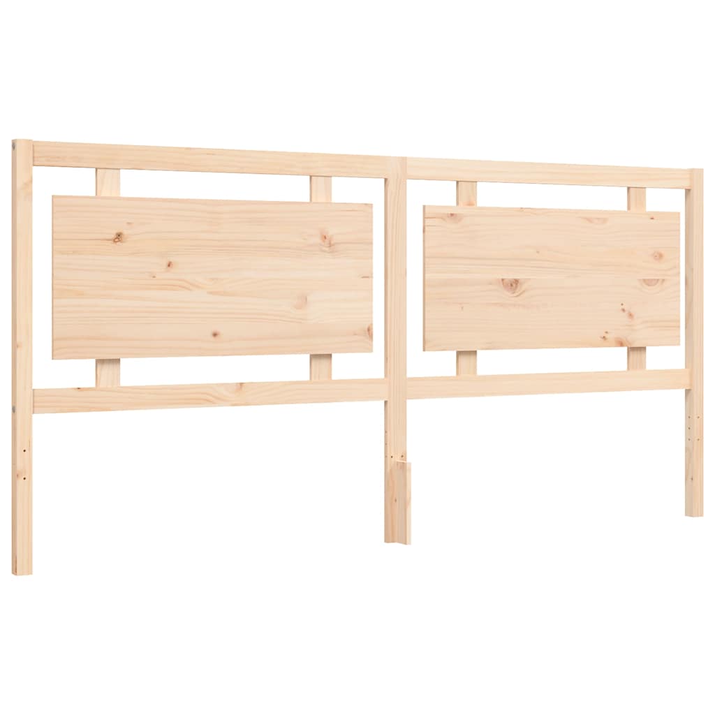 Bed Frame without Mattress Solid Wood Pine