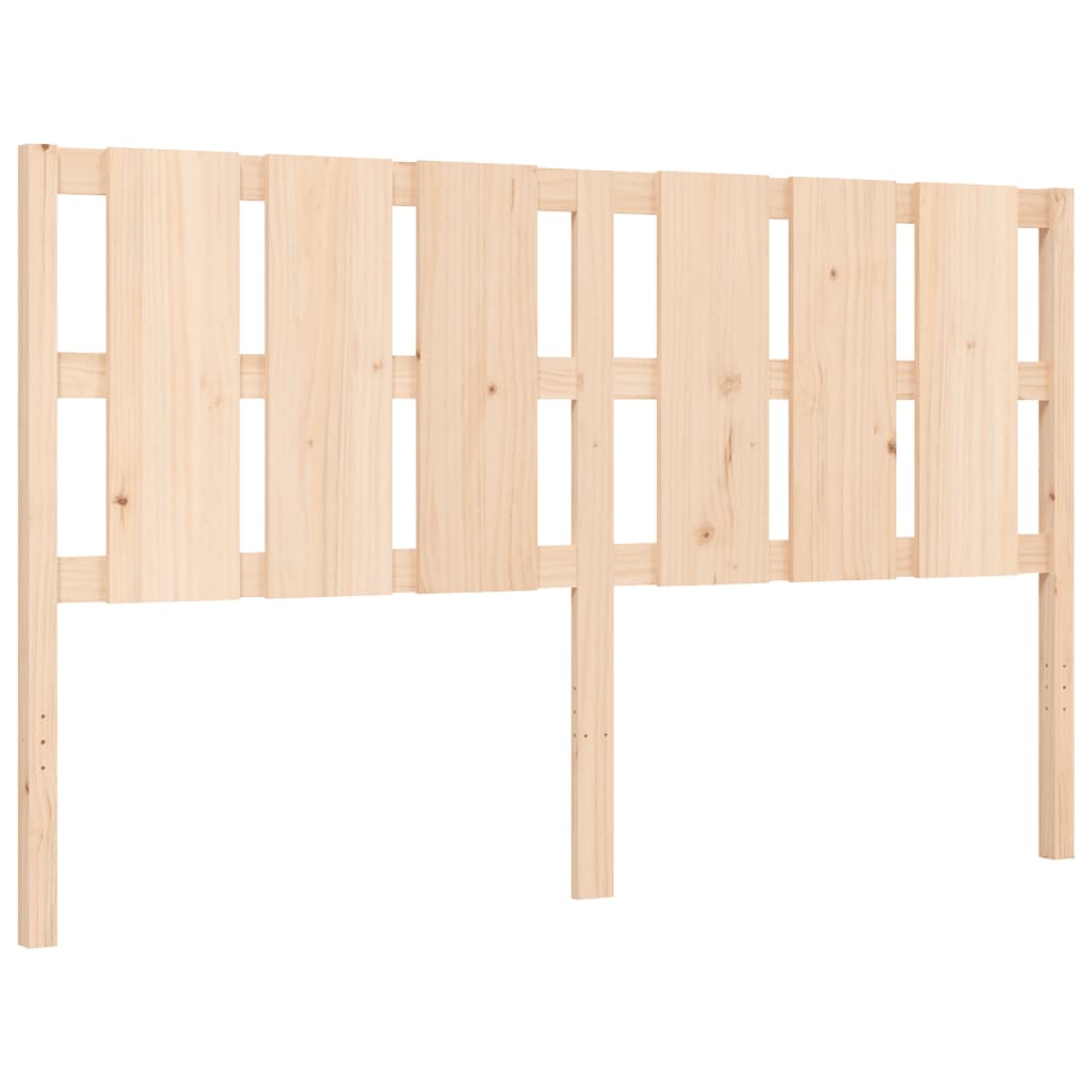 Bed Frame without Mattress 160x200 cm Solid Wood Pine