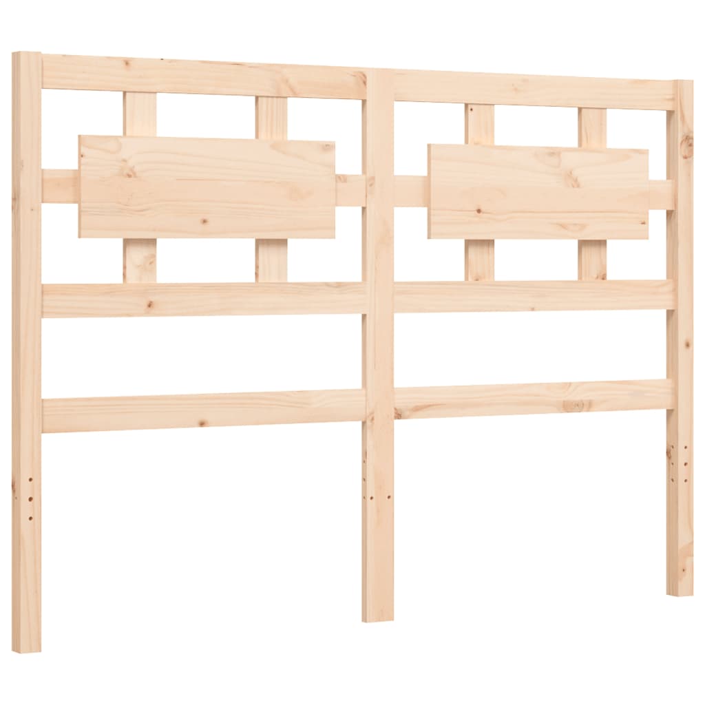 Bed Frame without Mattress 120x200 cm Solid Wood Pine
