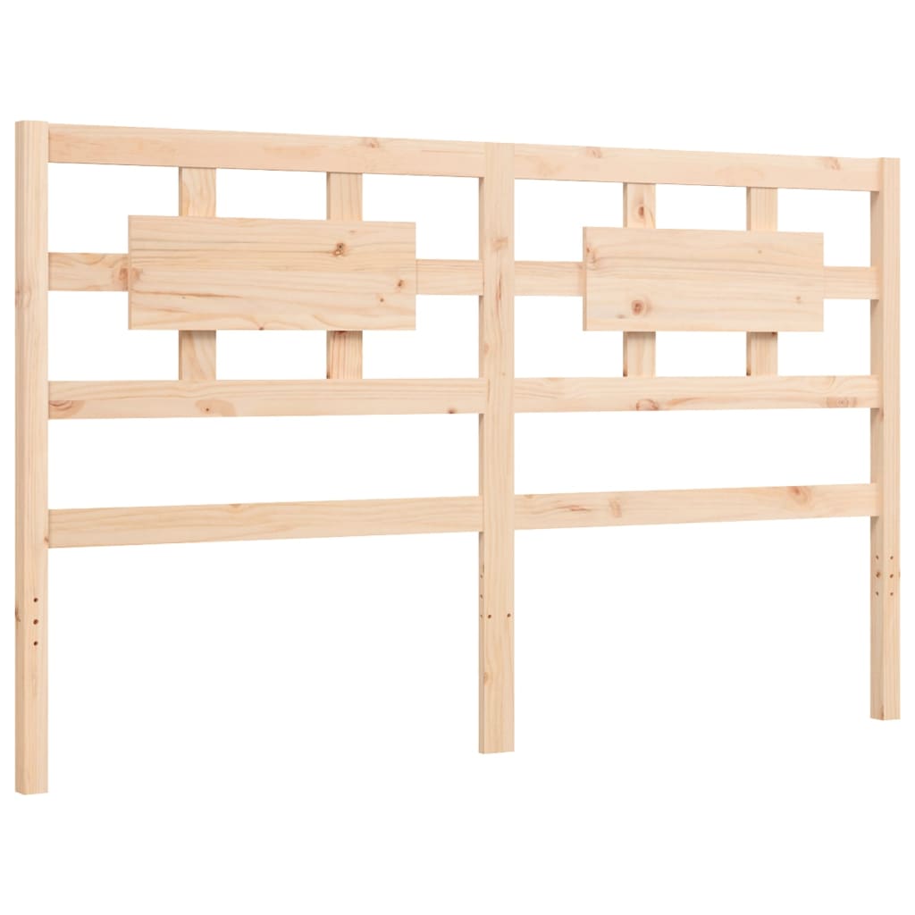 Bed Frame without Mattress King Size Solid Wood Pine