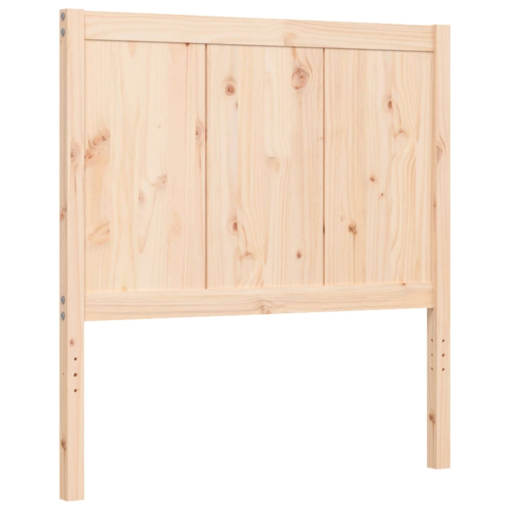 Bed Frame without Mattress 100x200 cm Solid Wood Pine