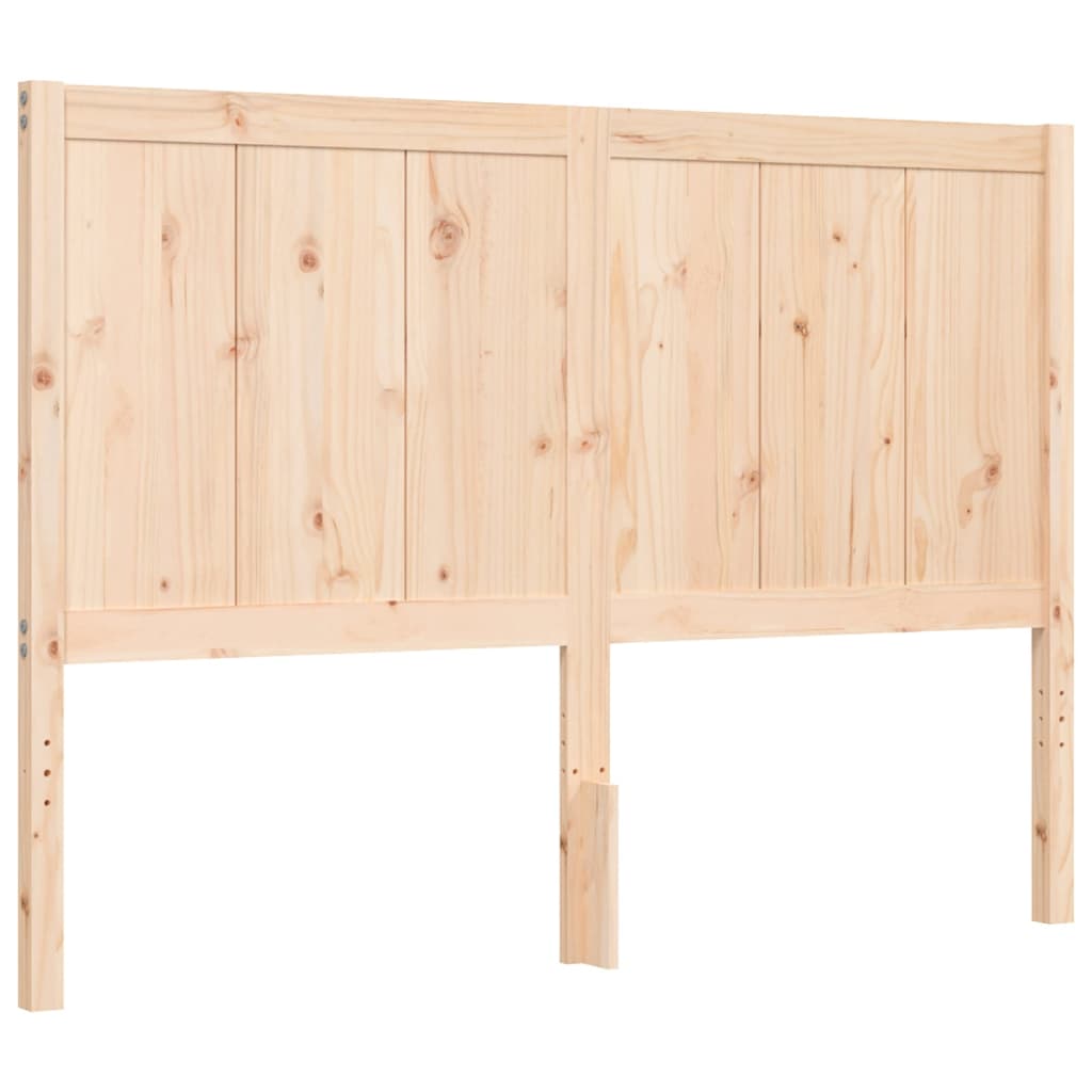 Bed Frame without Mattress 120x200 cm Solid Wood Pine