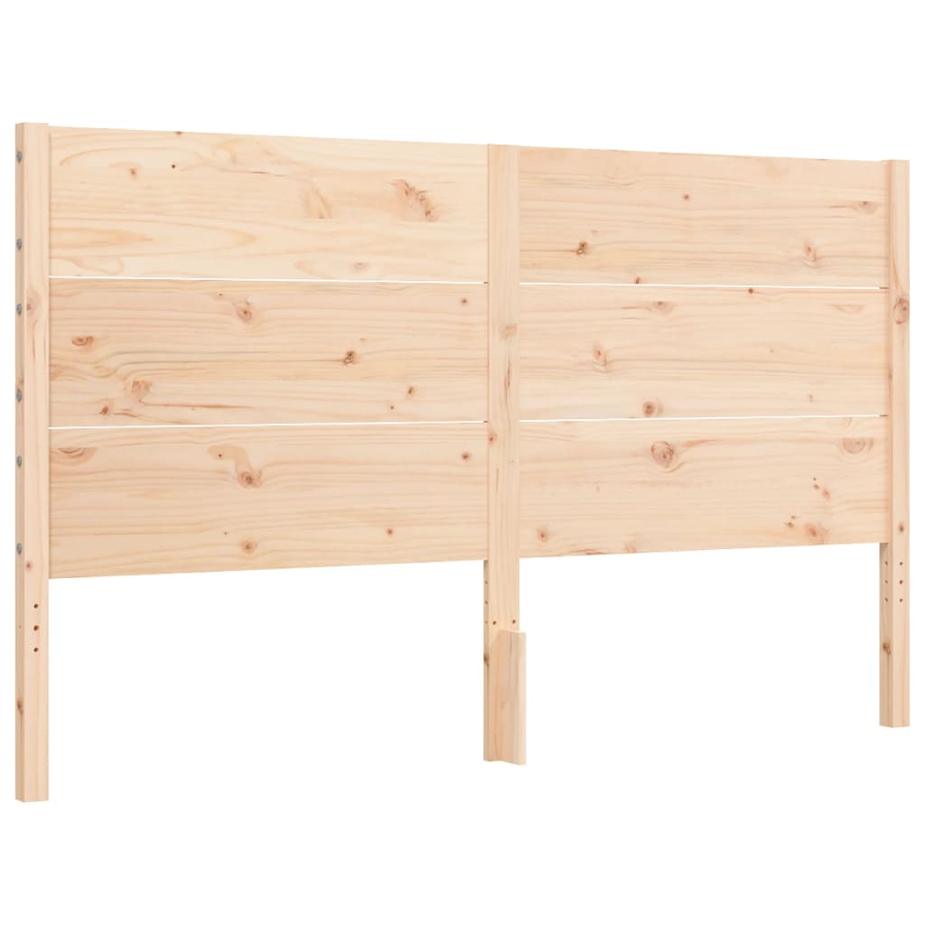 Bed Frame without Mattress 160x200 cm Solid Wood Pine
