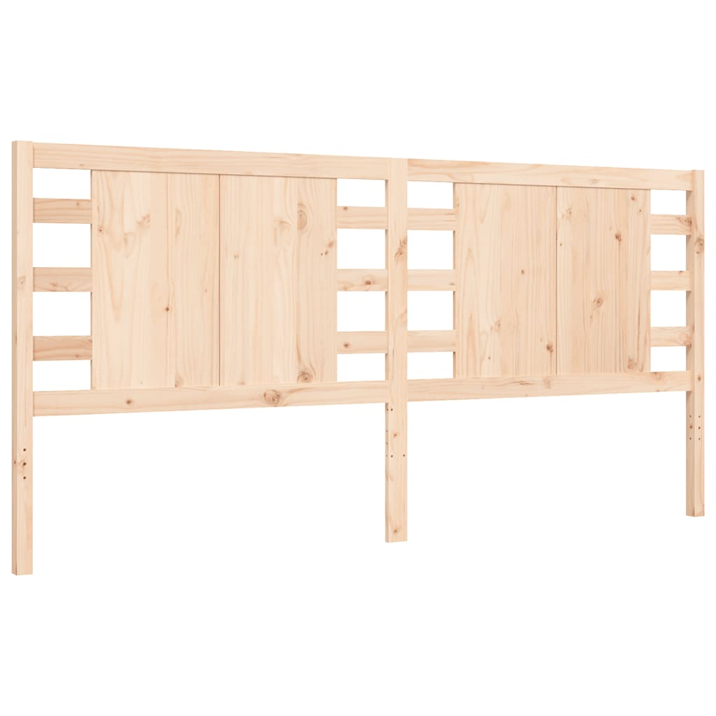 Bed Frame without Mattress 200x200 cm Solid Wood Pine
