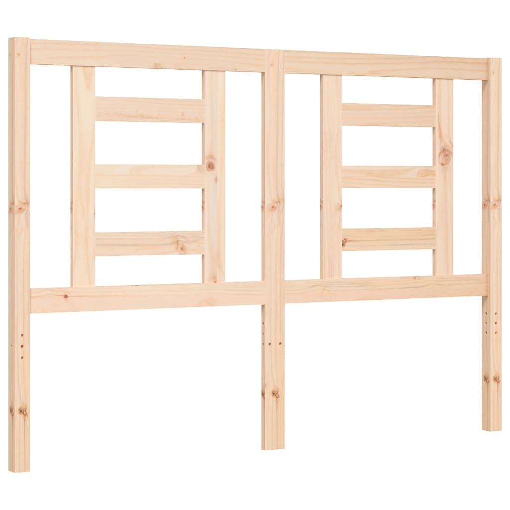 Bed Frame without Mattress 140x200 cm Solid Wood Pine