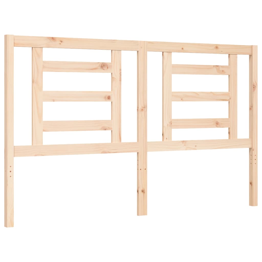 Bed Frame without Mattress 160x200 cm Solid Wood Pine