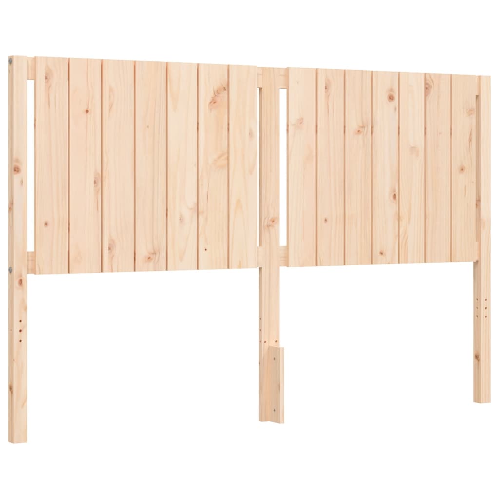 Bed Frame without Mattress 160x200 cm Solid Wood Pine