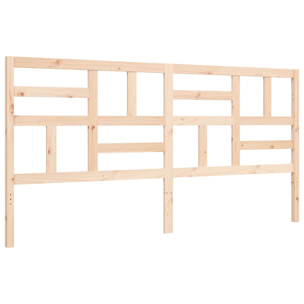 Bed Frame without Mattress Super King Size Solid Wood Pine