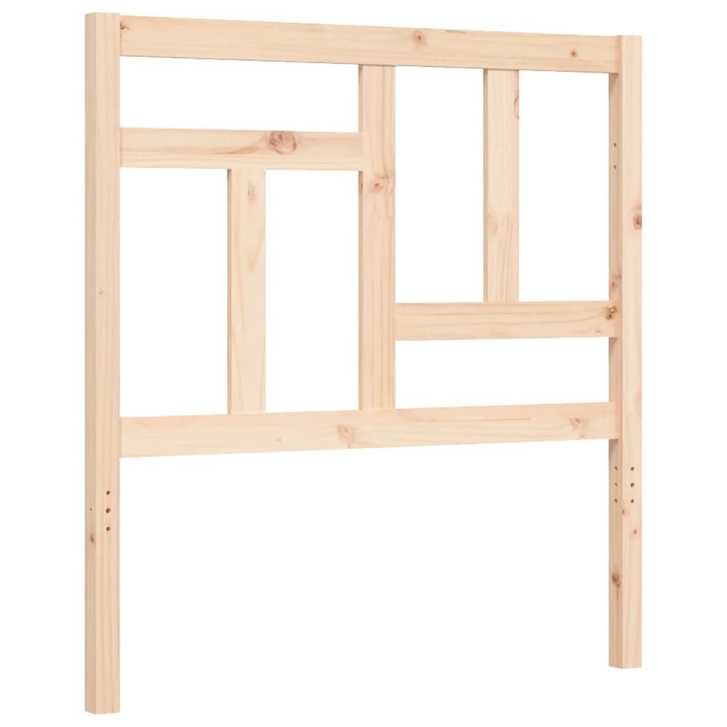 Bed Frame without Mattress 90x200 cm Solid Wood Pine