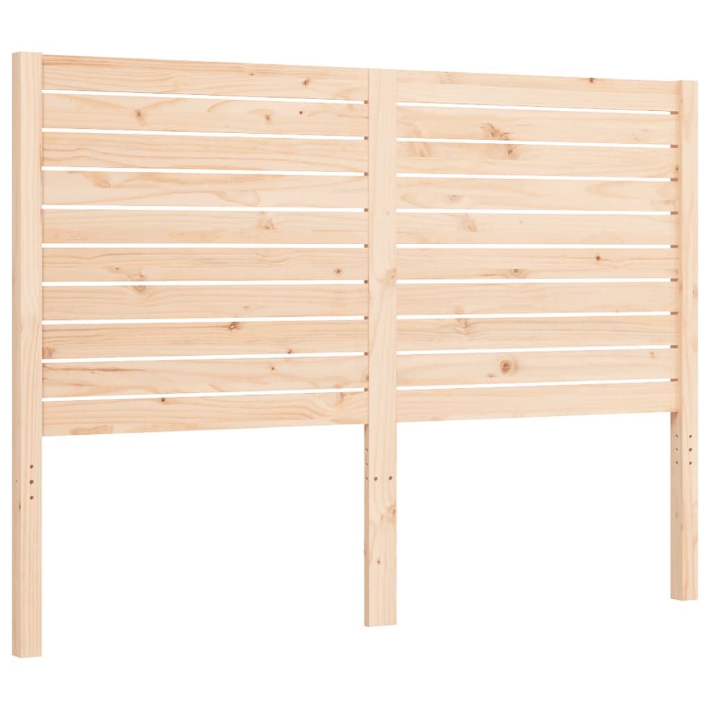 Bed Frame without Mattress Double Solid Wood Pine