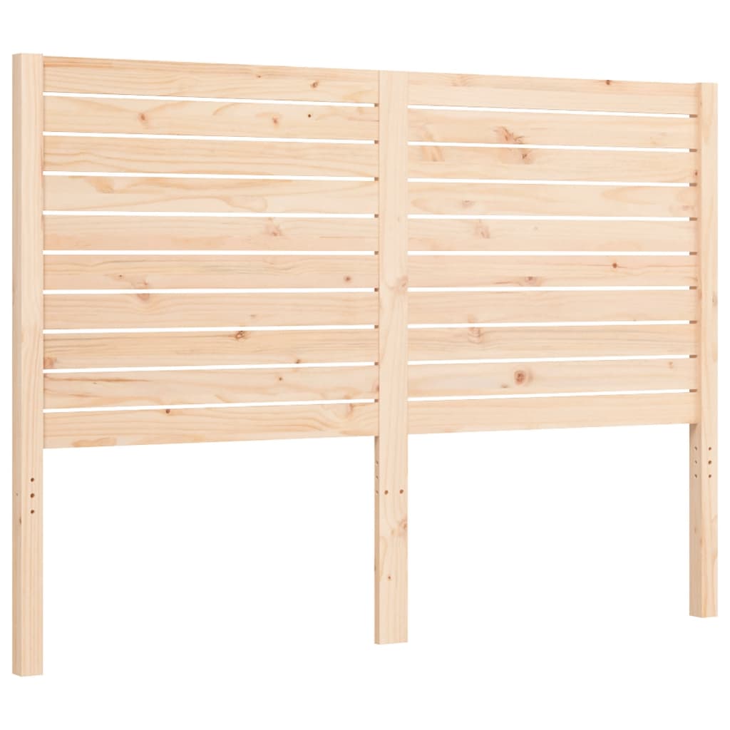 Bed Frame without Mattress 140x190 cm Solid Wood Pine