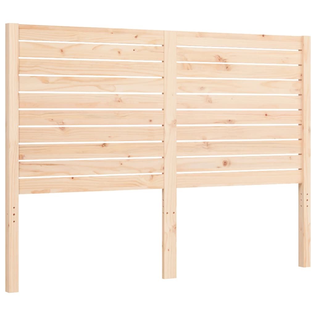 Bed Frame without Mattress 140x200 cm Solid Wood Pine