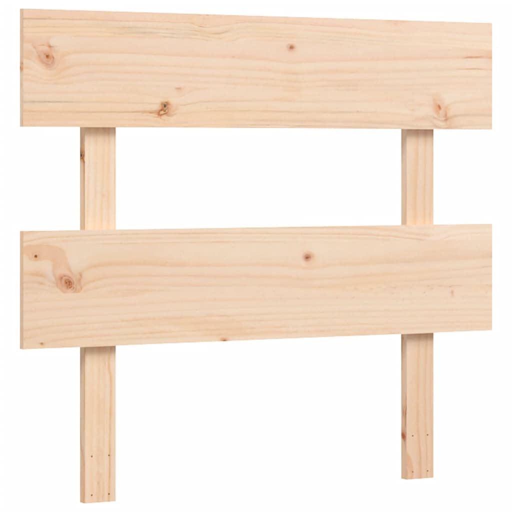 Bed Frame without Mattress Single Solid Wood Pine