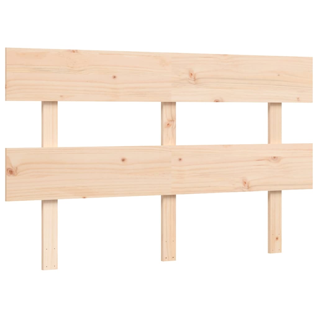 Bed Frame without Mattress 140x200 cm Solid Wood Pine