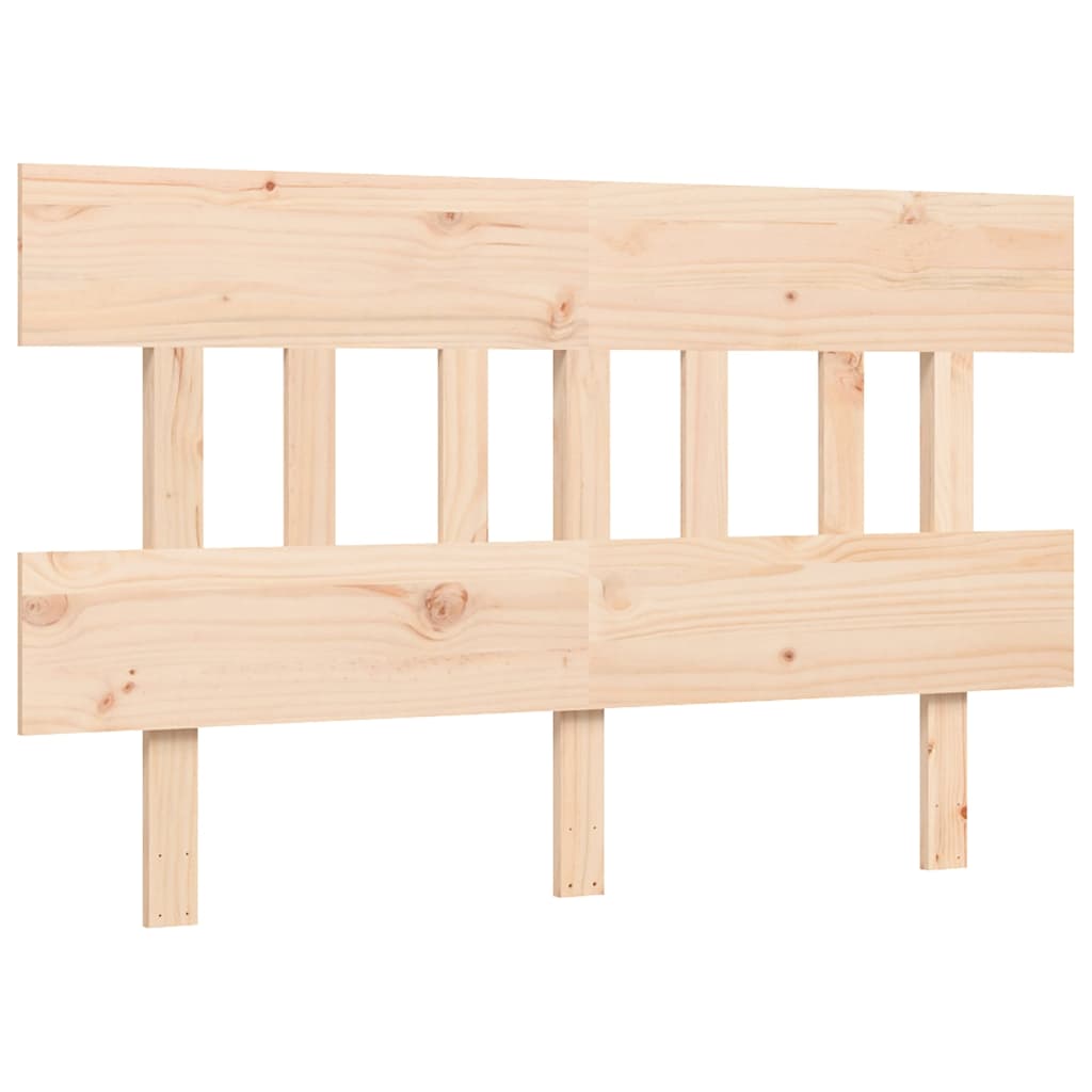 Bed Frame without Mattress 140x190 cm Solid Wood Pine