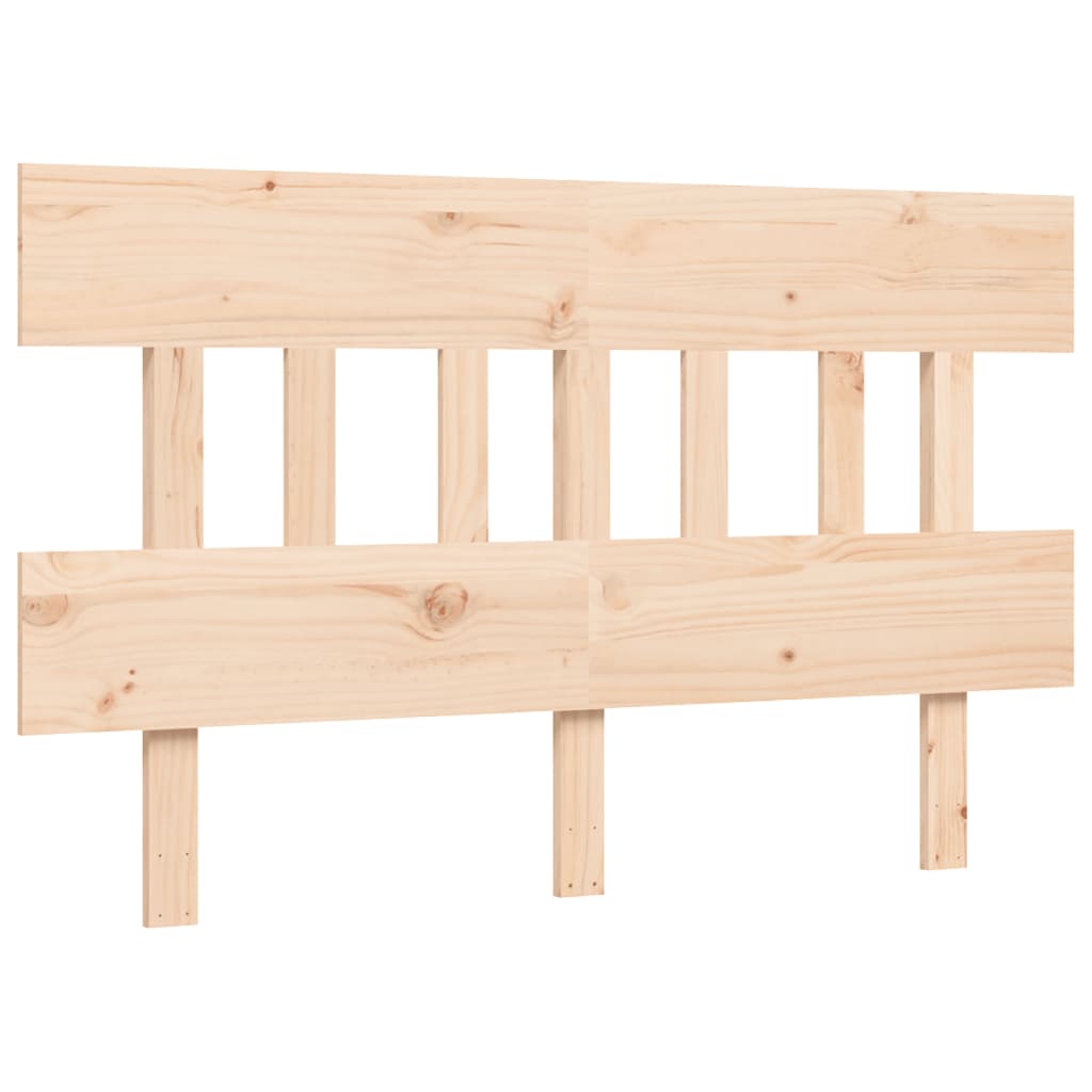 Bed Frame without Mattress 140x200 cm Solid Wood Pine