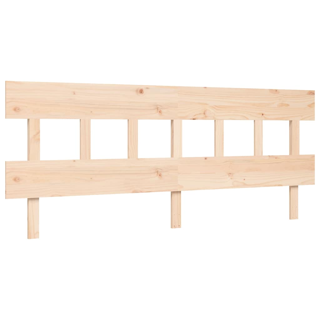 Bed Frame without Mattress 200x200 cm Solid Wood Pine