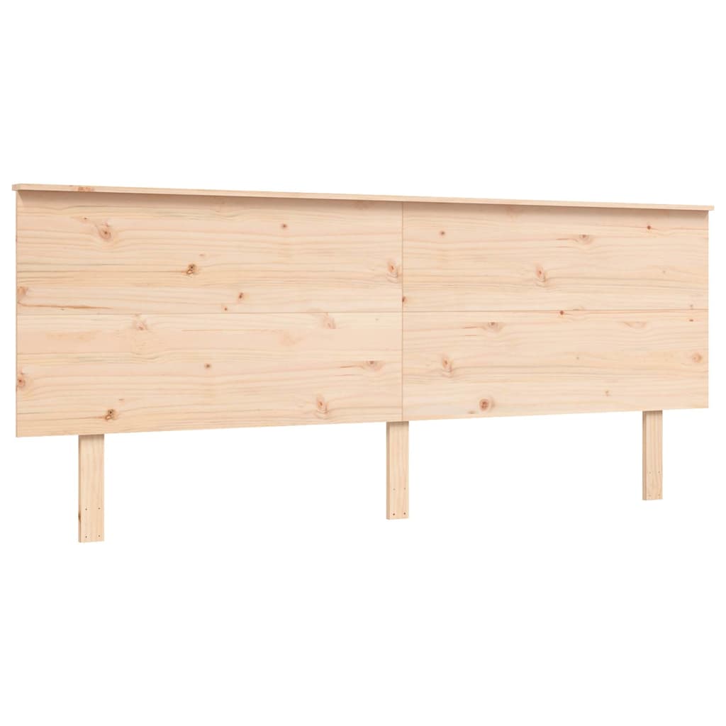 Bed Frame without Mattress 200x200 cm Solid Wood Pine