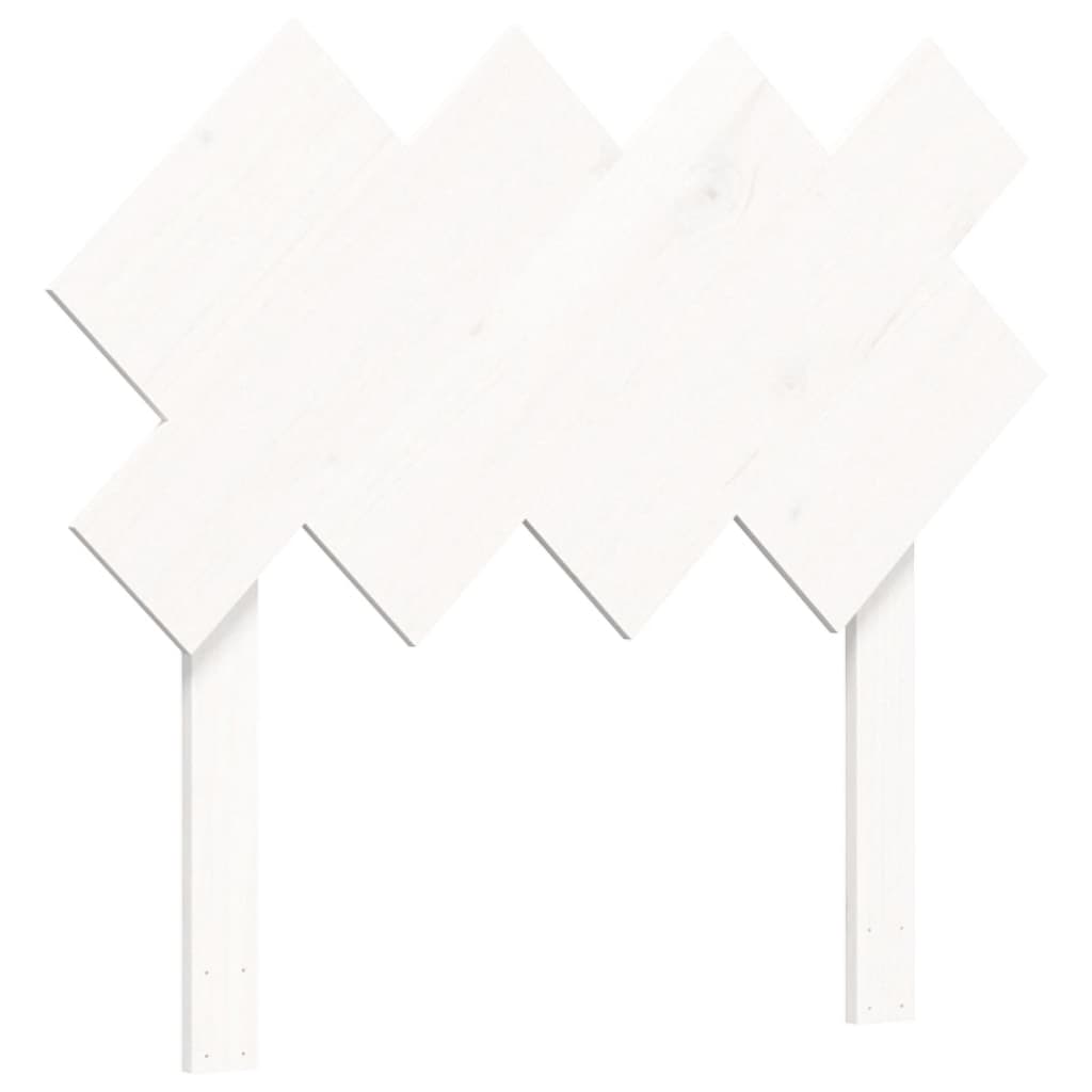 Bed Frame without Mattress White 90x200 cm Solid Wood Pine