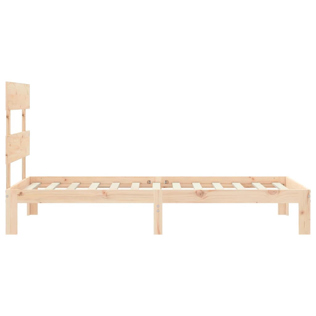 Bed Frame without Mattress Small Single Solid Wood Pine