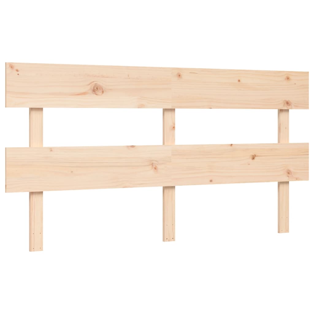 Bed Frame without Mattress 160x200 cm Solid Wood Pine