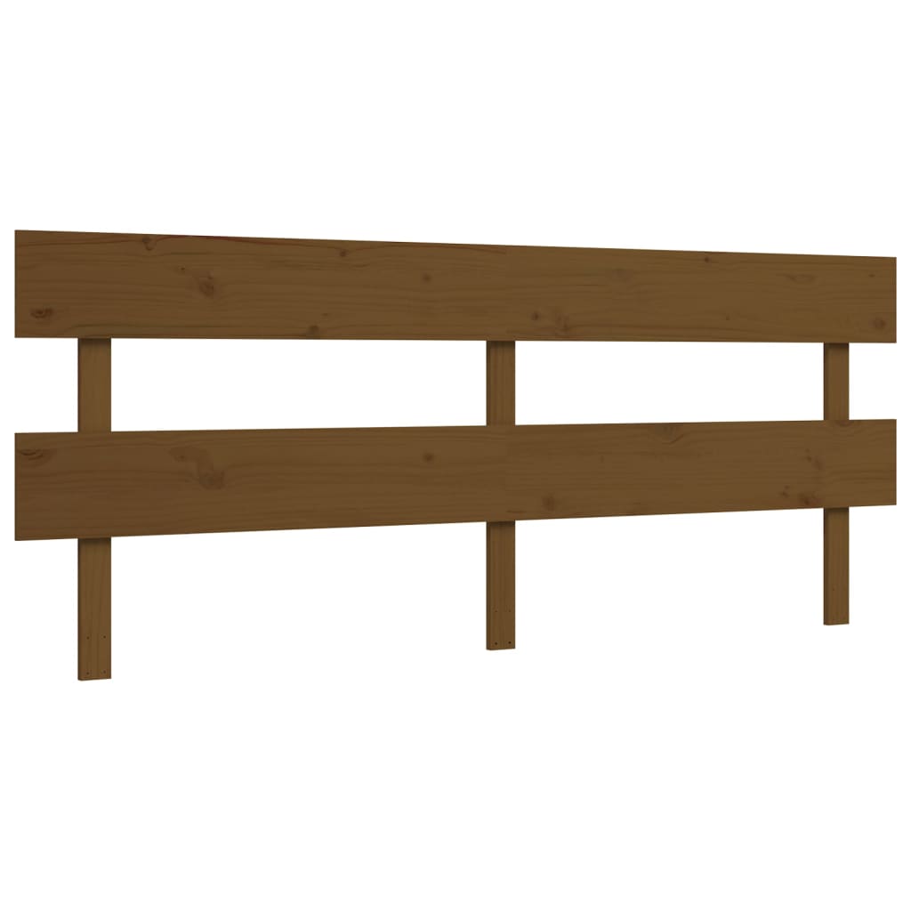 Bed Frame without Mattress Honey Brown 200x200 cm Solid Wood Pine