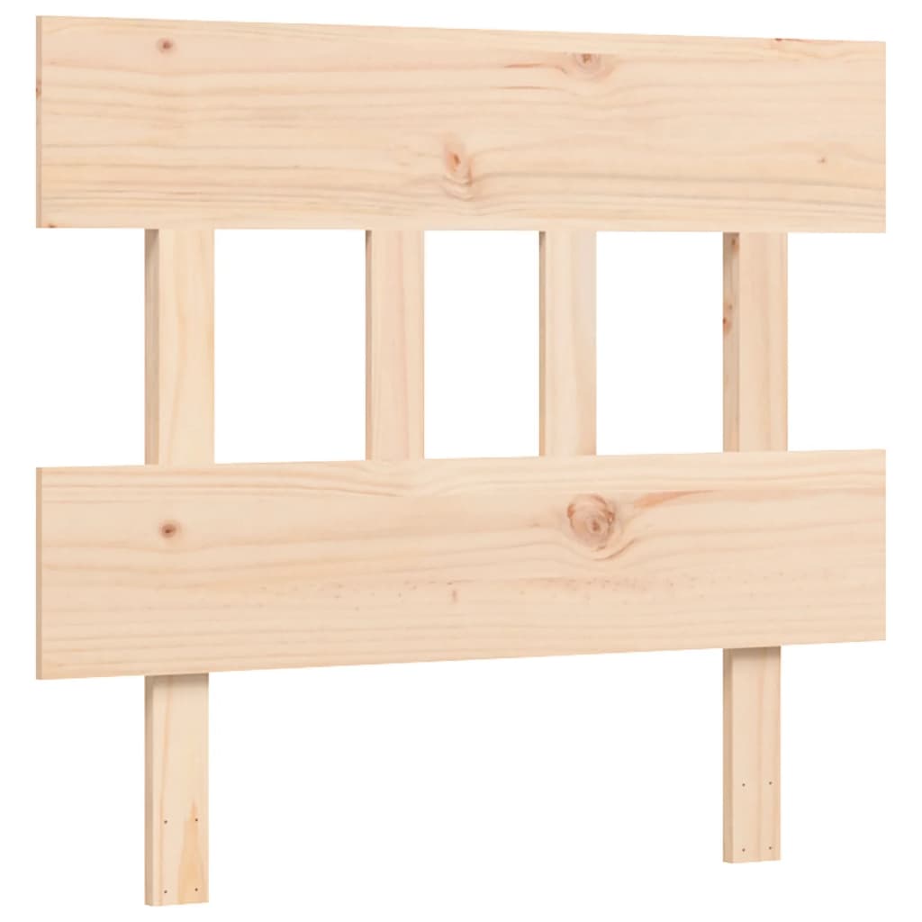 Bed Frame without Mattress 90x200 cm Solid Wood Pine