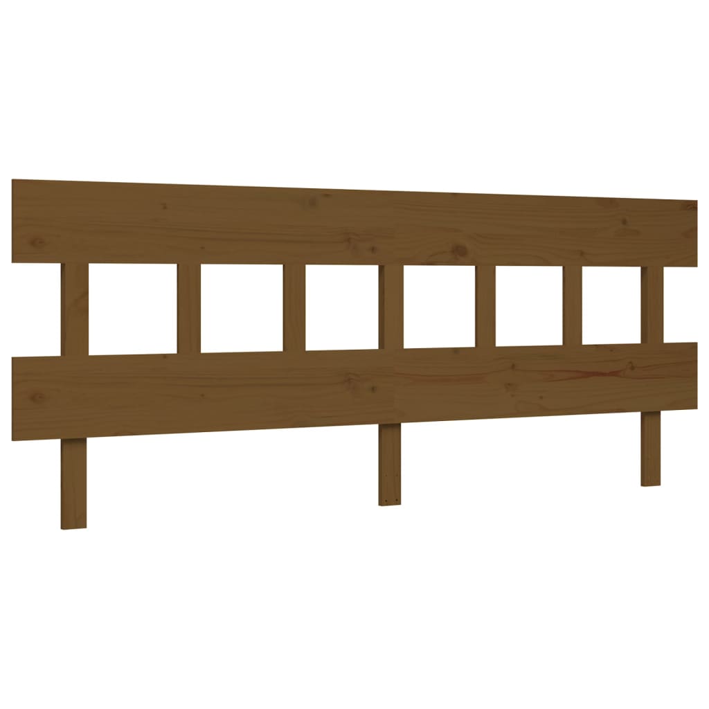 Bed Frame without Mattress Honey Brown 200x200 cm Solid Wood Pine