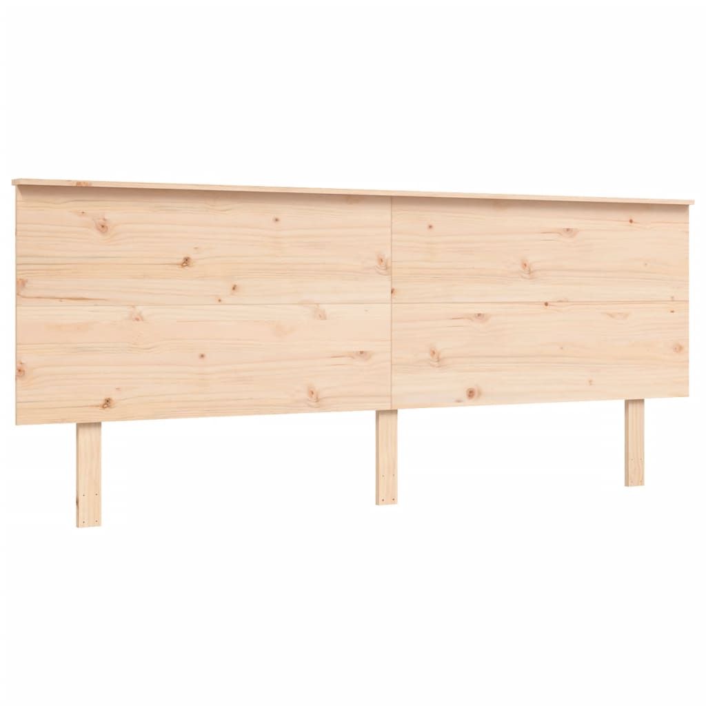 Bed Frame without Mattress 200x200 cm Solid Wood Pine