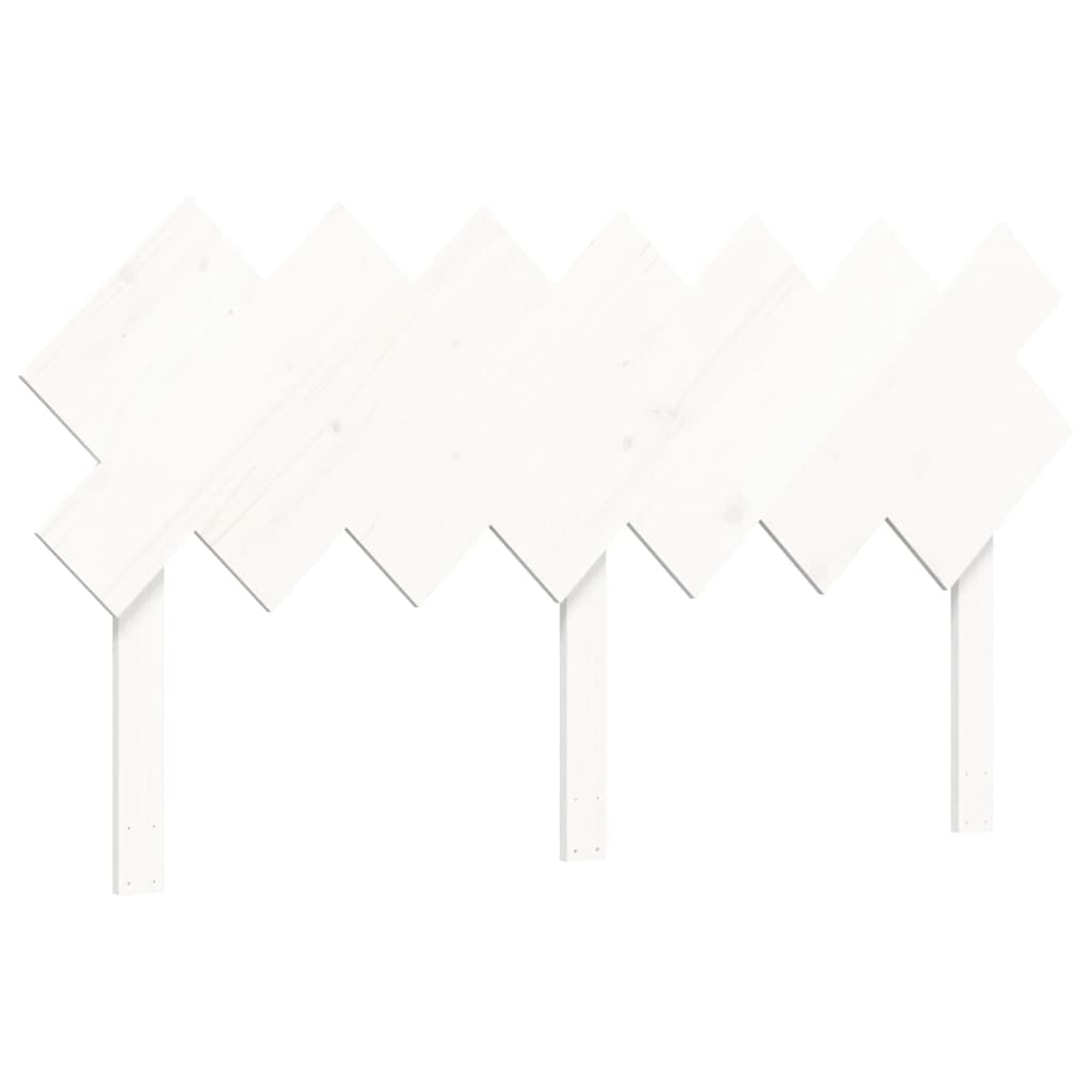 Bed Frame without Mattress White 140x190 cm Solid Wood Pine