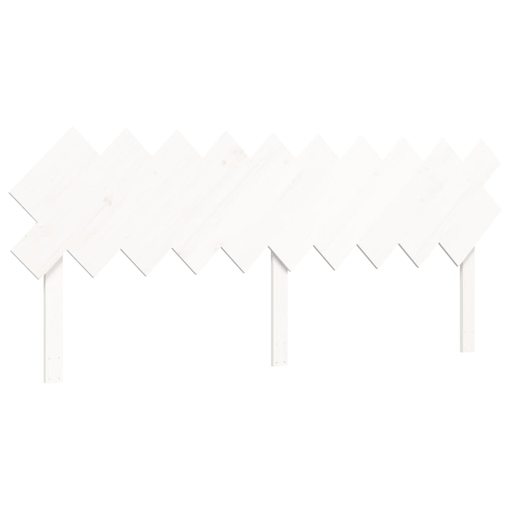 Bed Frame without Mattress White 200x200 cm Solid Wood Pine