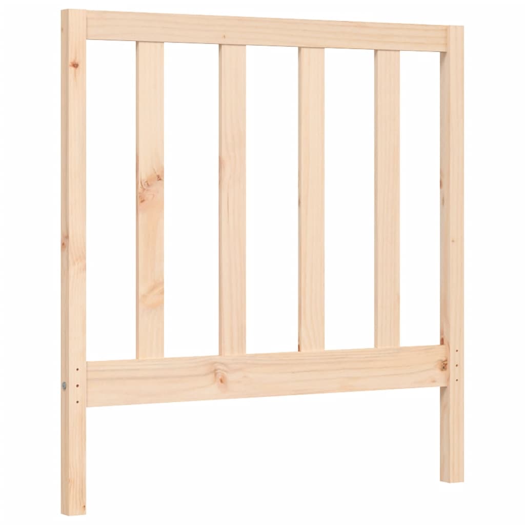 Bed Frame without Mattress Single Solid Wood Pine