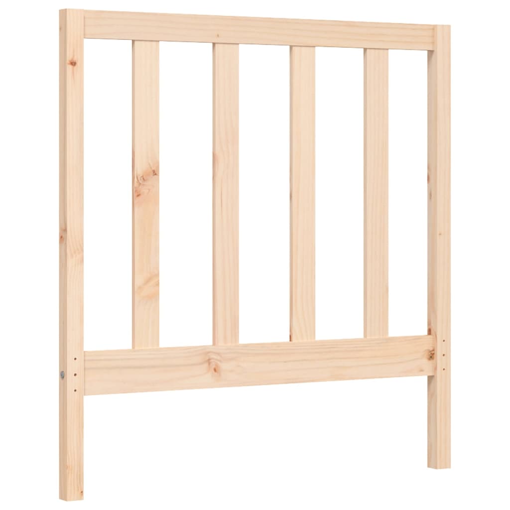 Bed Frame without Mattress 90x200 cm Solid Wood Pine