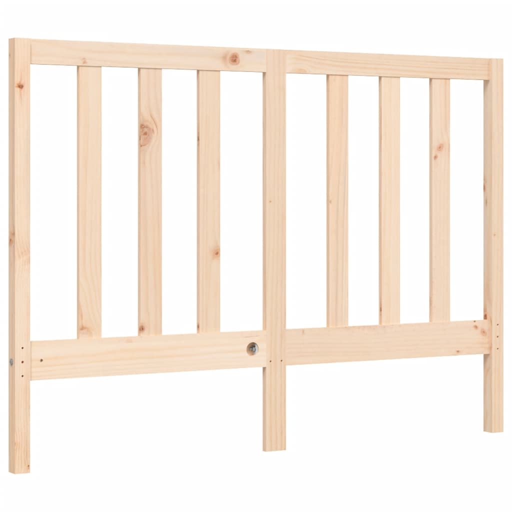 Bed Frame without Mattress 140x200 cm Solid Wood Pine